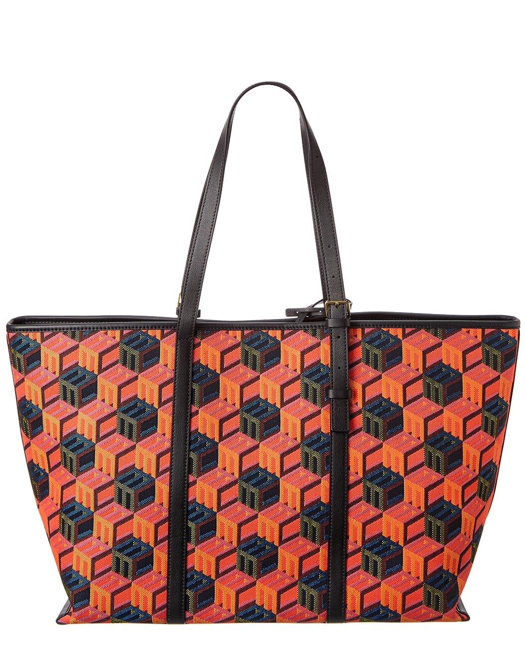 MCM Cubic Monogram Jacquard Tote - 1
