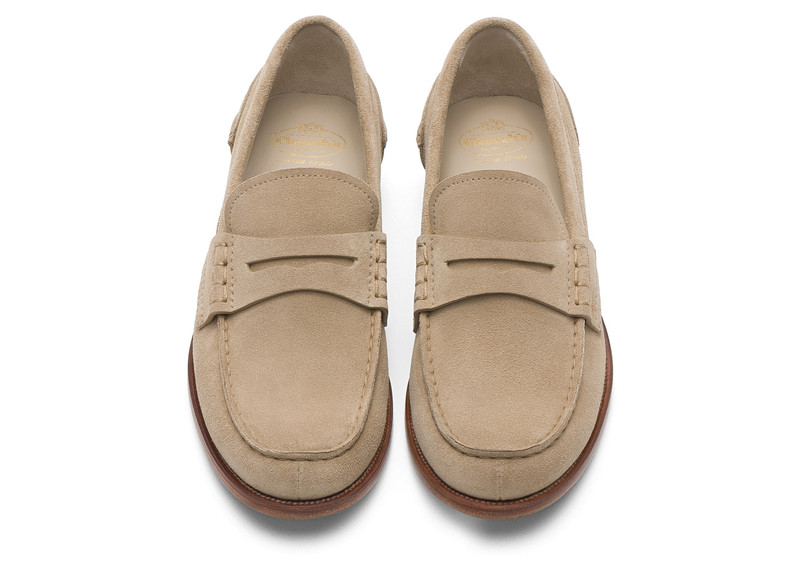 Pembrey w  6
Suede Loafer Stone 3