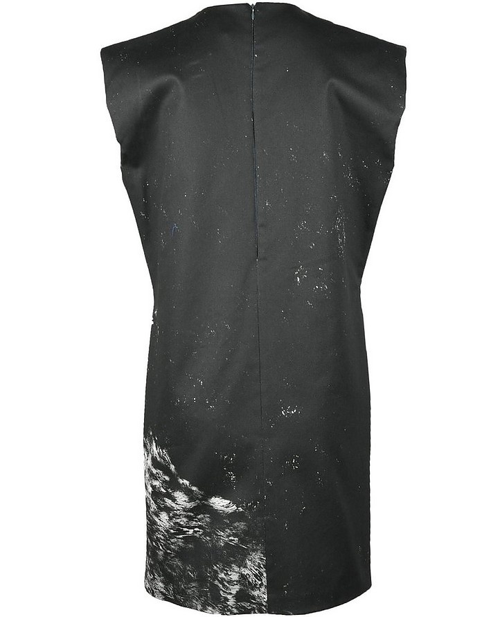 Women's Black White Dress - 2