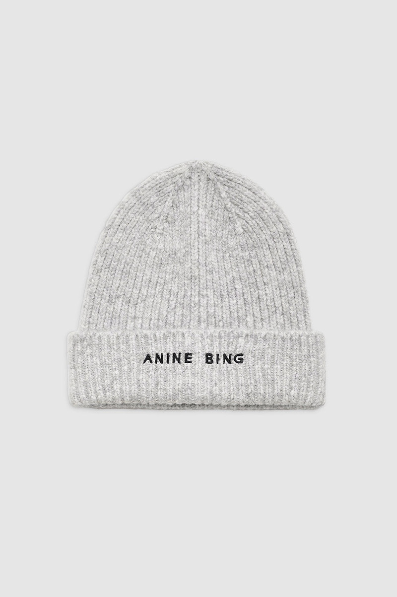 Elia Beanie - Light Heather Grey 1