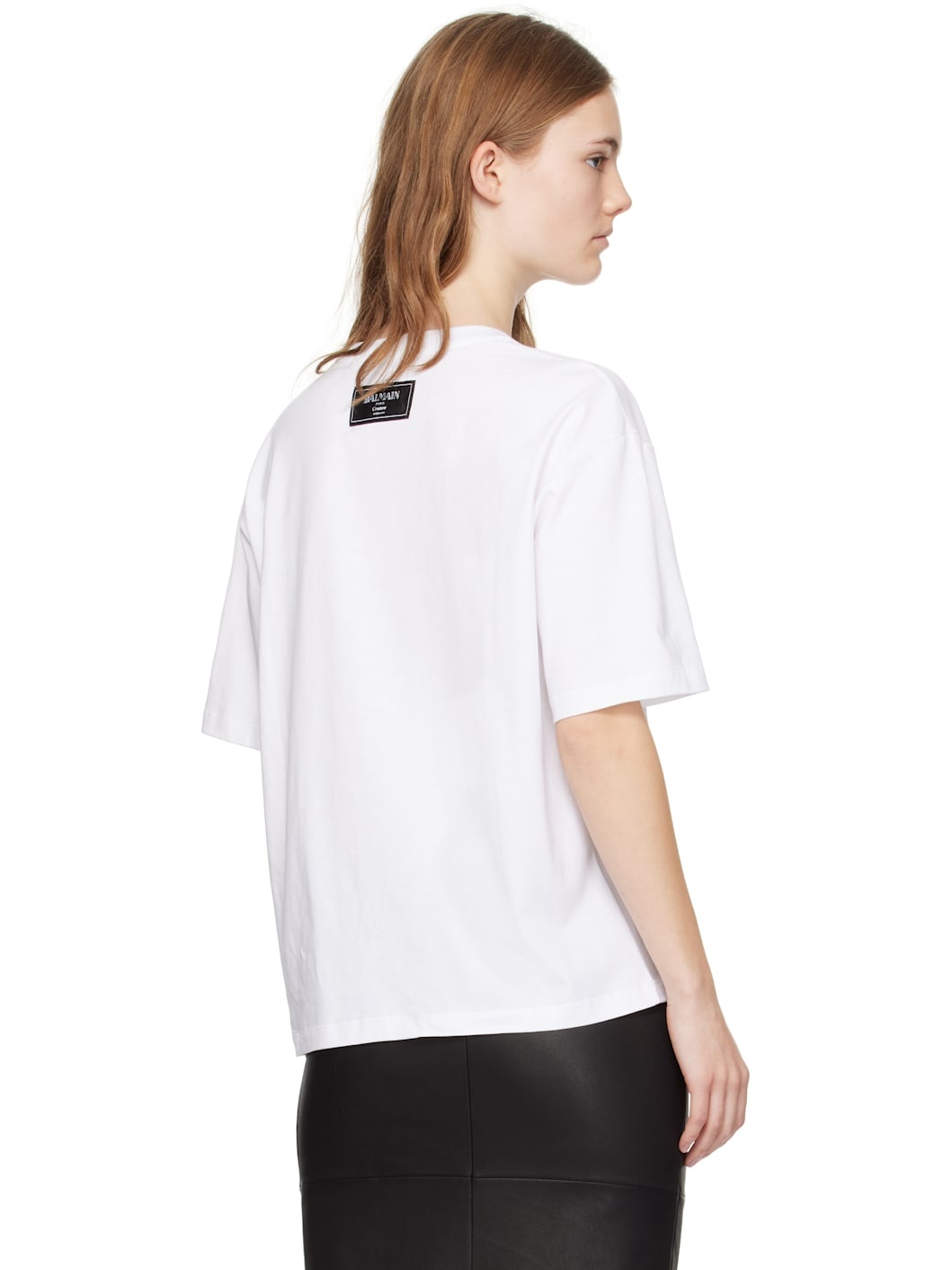 White Kiss Print T-shirt - 3