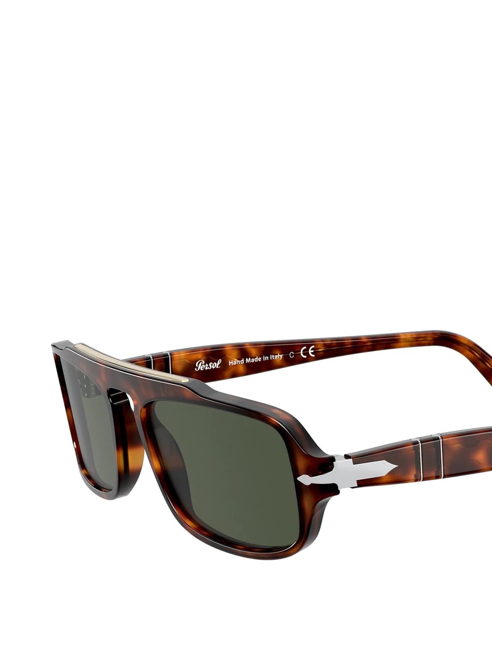 tortoiseshell rectangular-frame sunglasses - 3