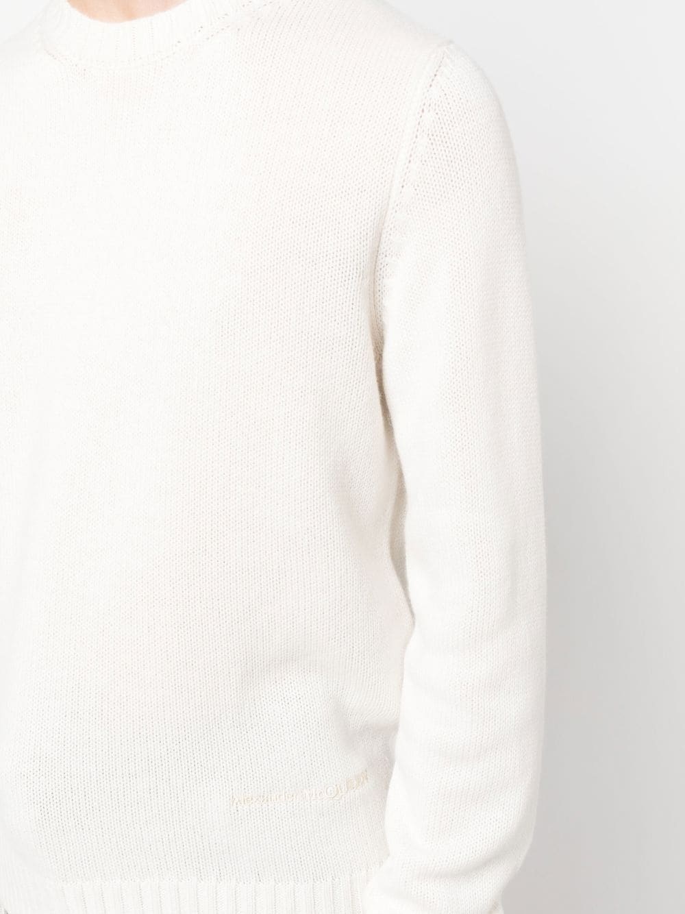 ribbed-detail knit jumper - 5