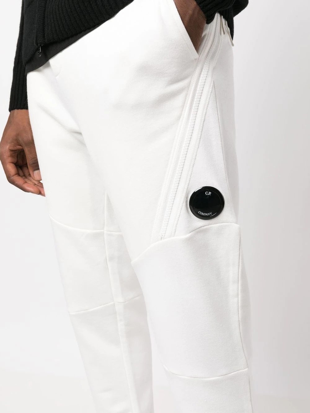 cotton lens-detail track-pants - 5