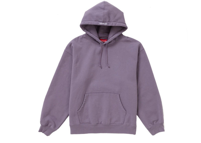 Supreme Supreme Paint Hooded Sweatshirt Dusty Purple outlook