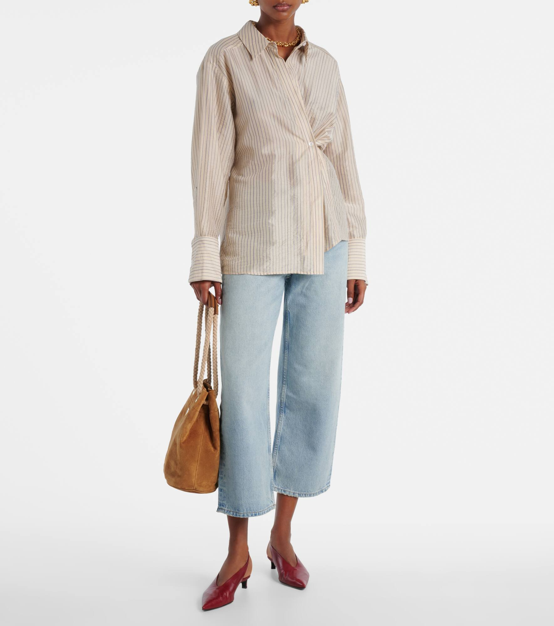 Arc cropped mid-rise wide-leg jeans - 2