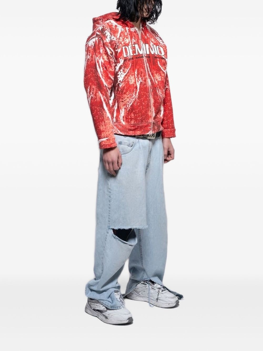 Return To Flesh zip-up hoodie - 2