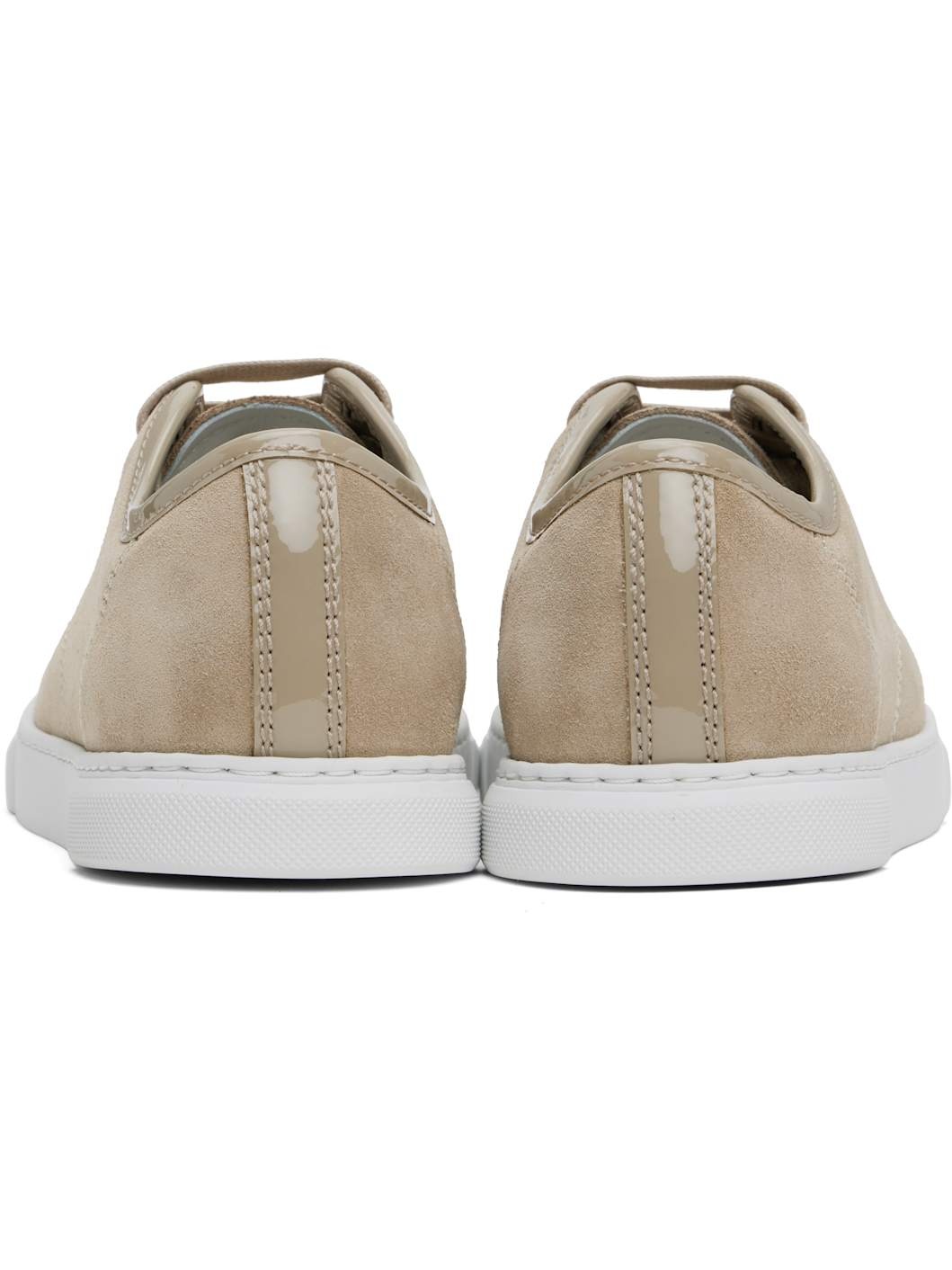 Beige DBB1 Suede & Patent Leather Sneakers - 2