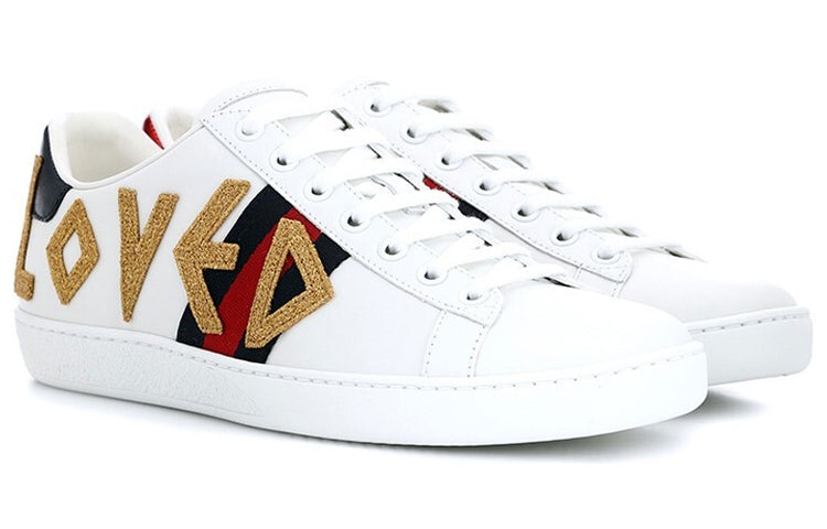 (WMNS) Gucci Ace 'Loved' 505328-DOPE0-9095 - 3