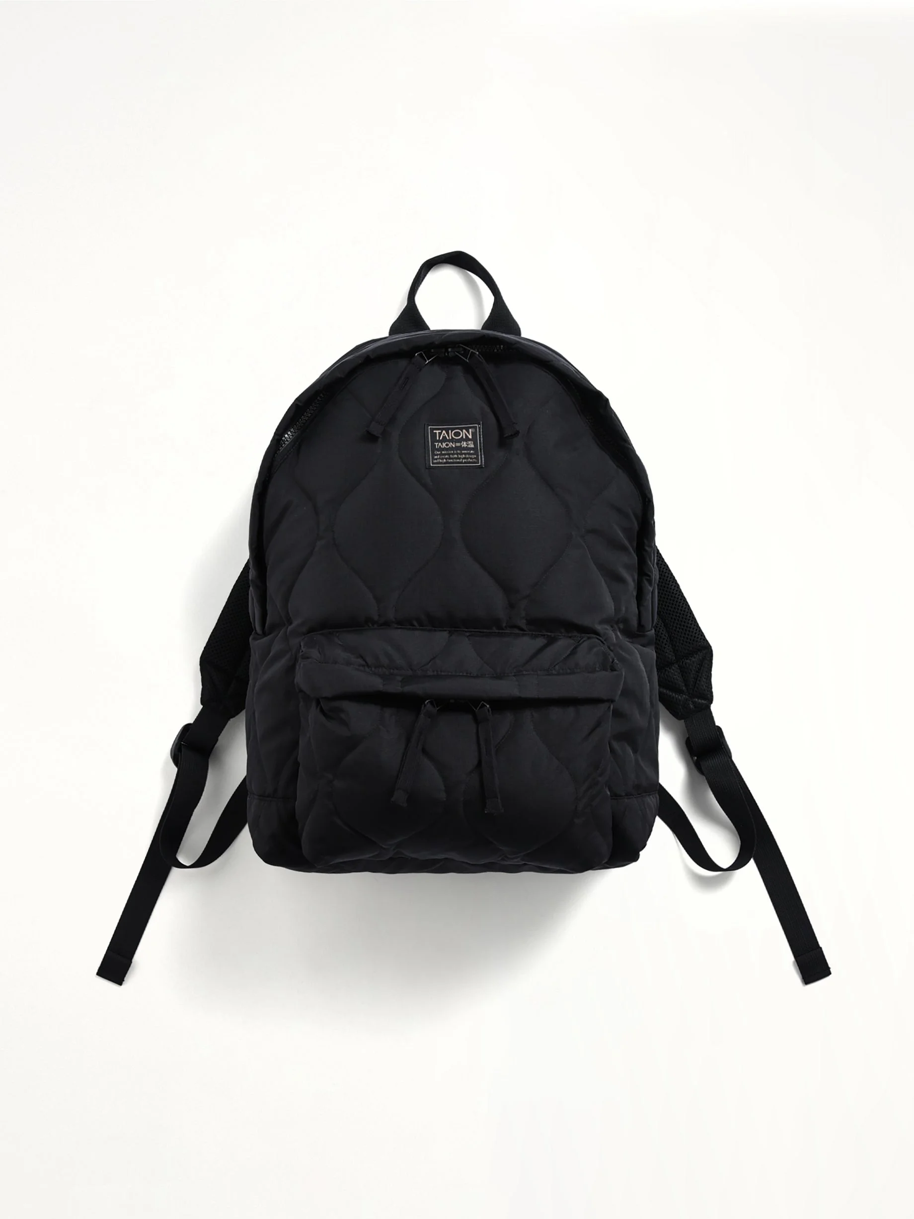 Military Down Backpack in Black - 1
