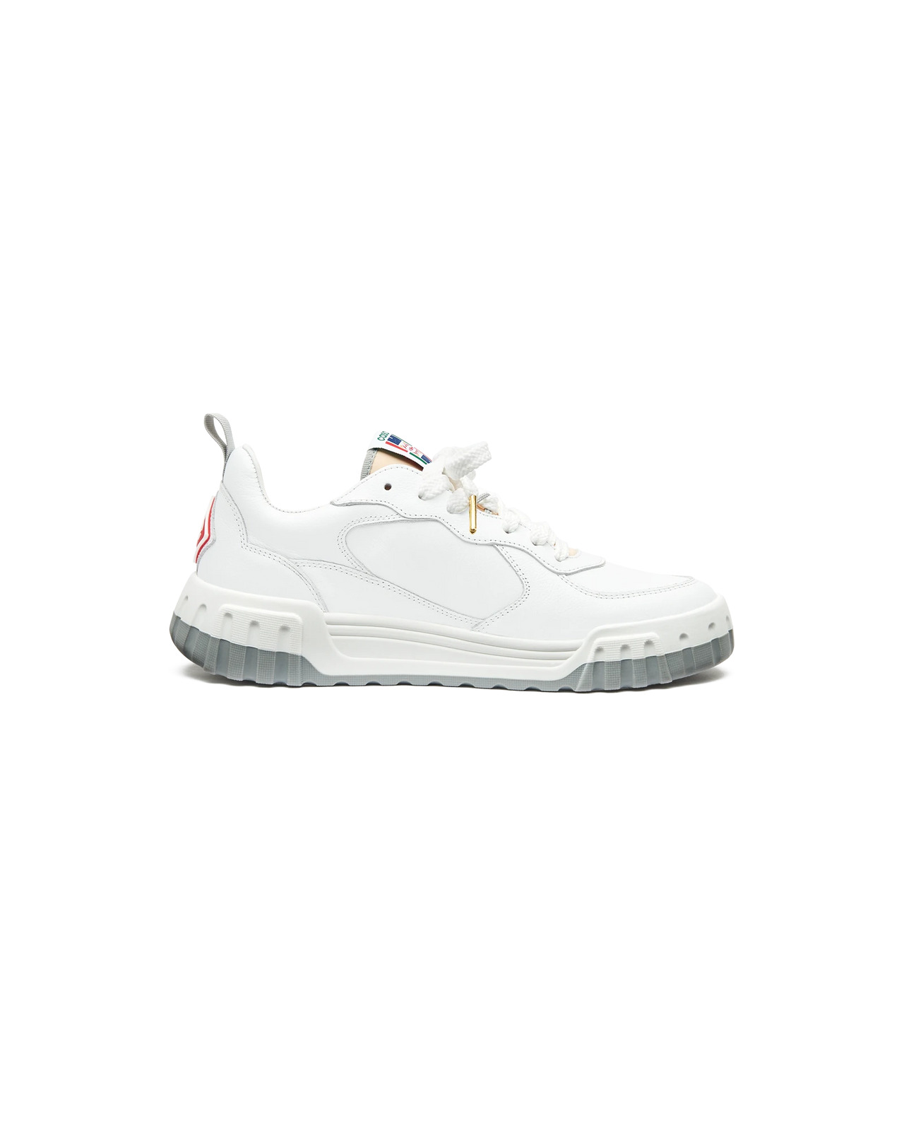 Mens Court White & Grey Sneaker | Casablanca Paris - 2