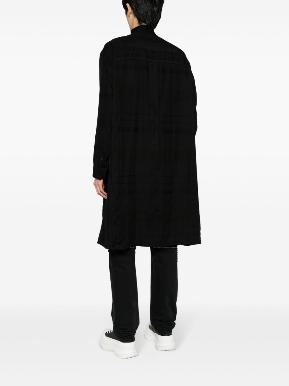 longline button-up shirt - 4