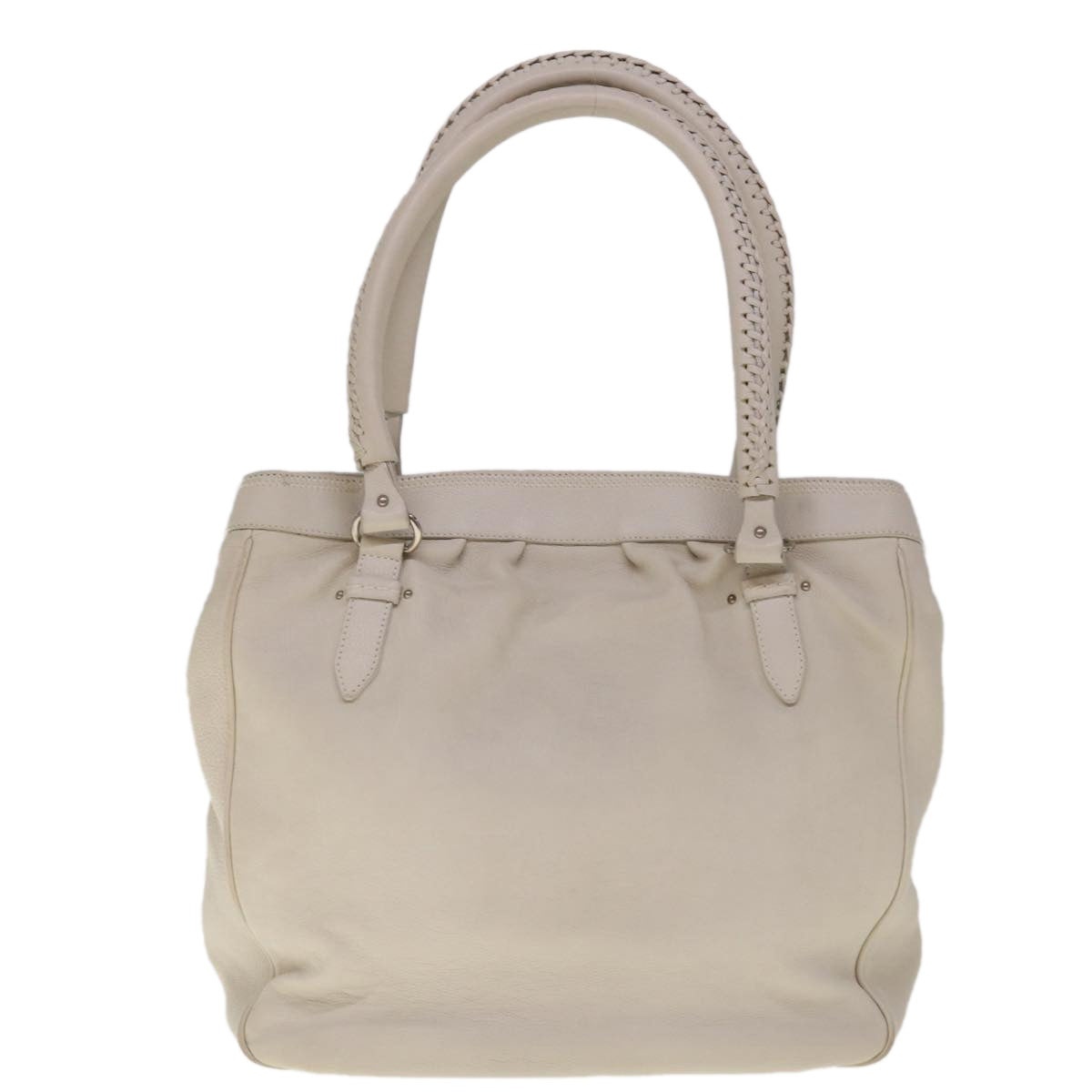 DIOR Tote Bag Leather White - 3