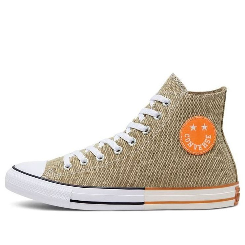 Converse Happy Camper Chuck Taylor All Star High Top 'Khaki Orange White' 167658C 1