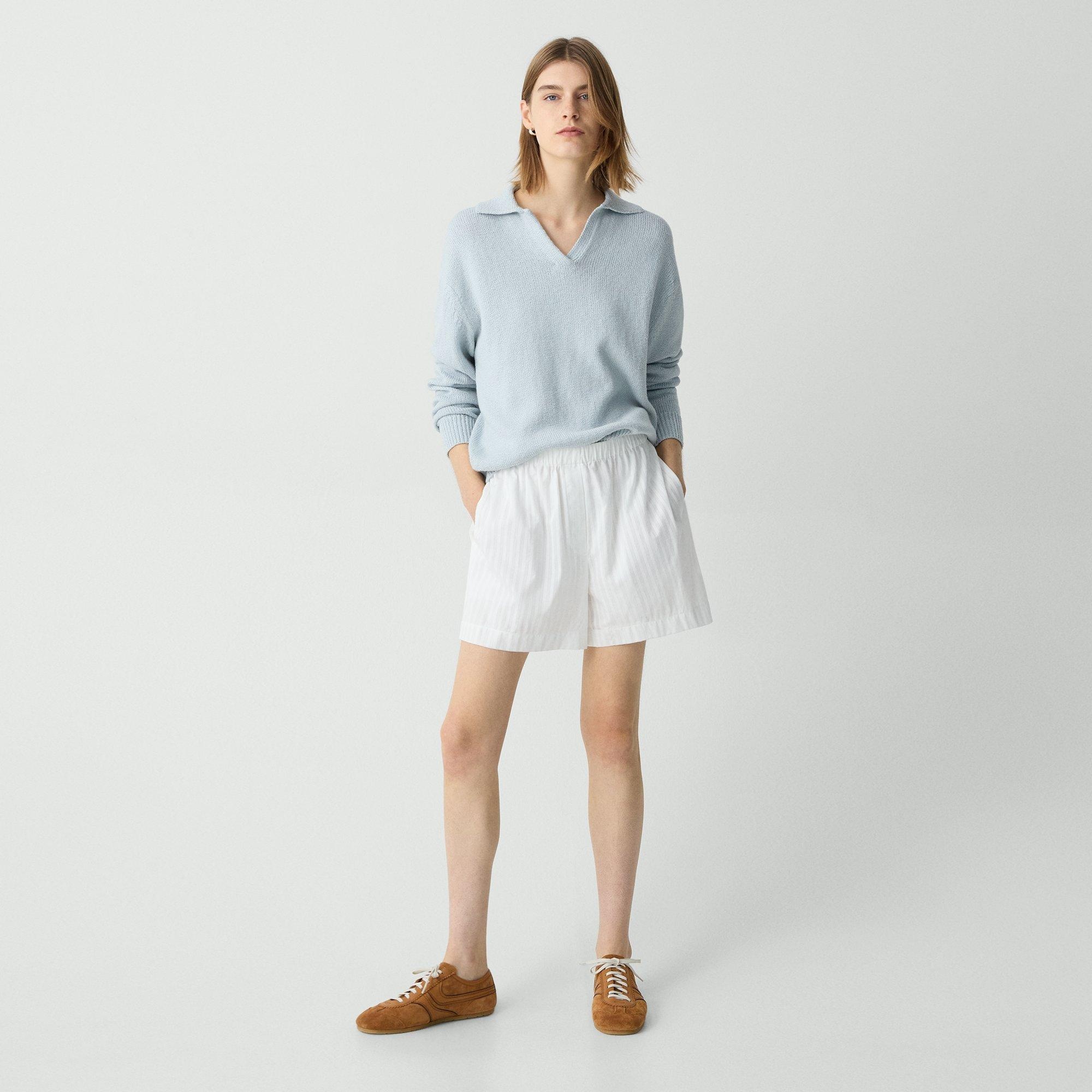 Boxer Short in Linear Cotton - 2