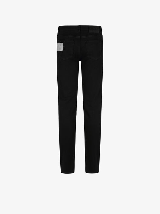 GIVENCHY SKINNY JEANS WITH LATEX BAND - 4