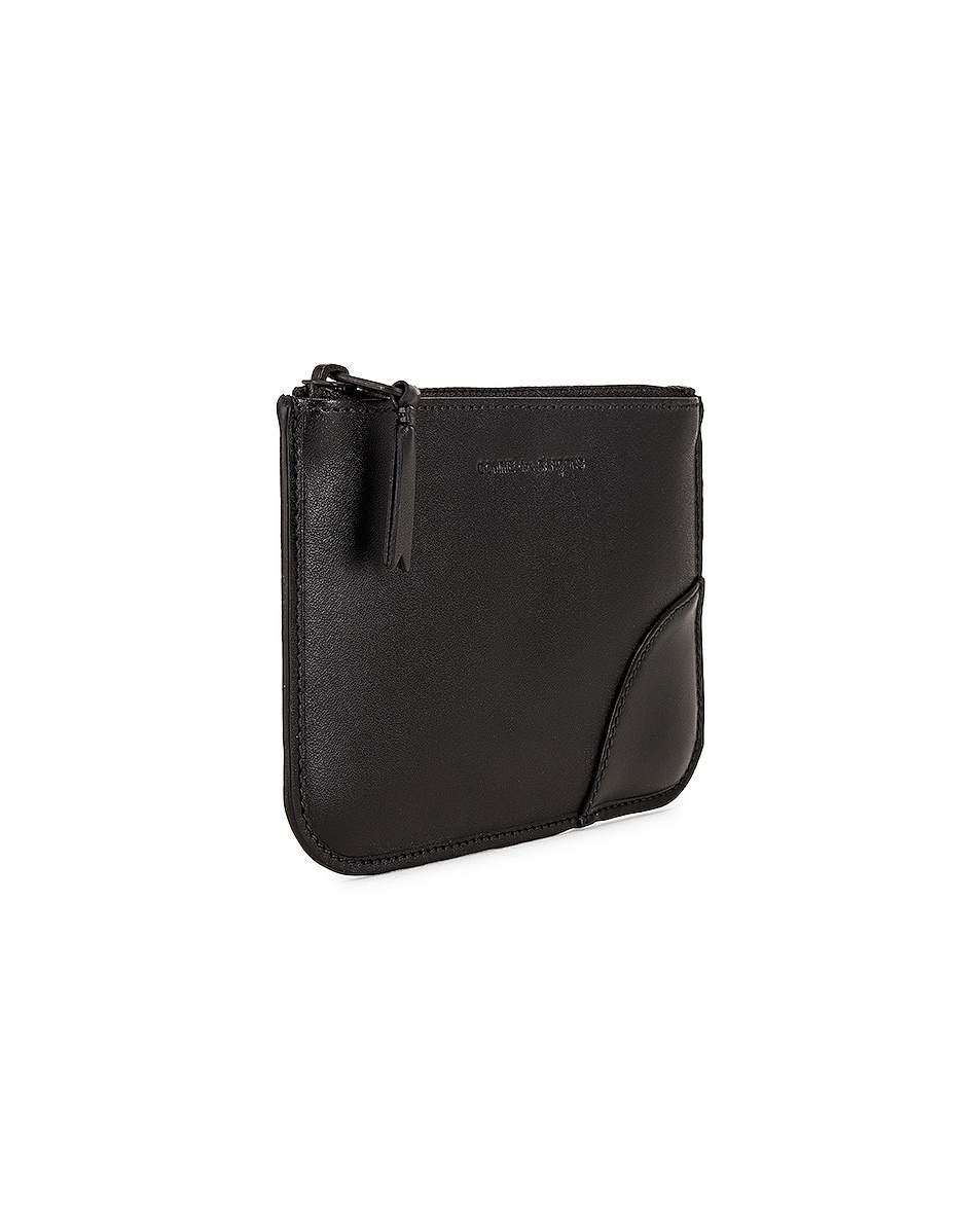 Very Black Leather Zip Wallet - 3