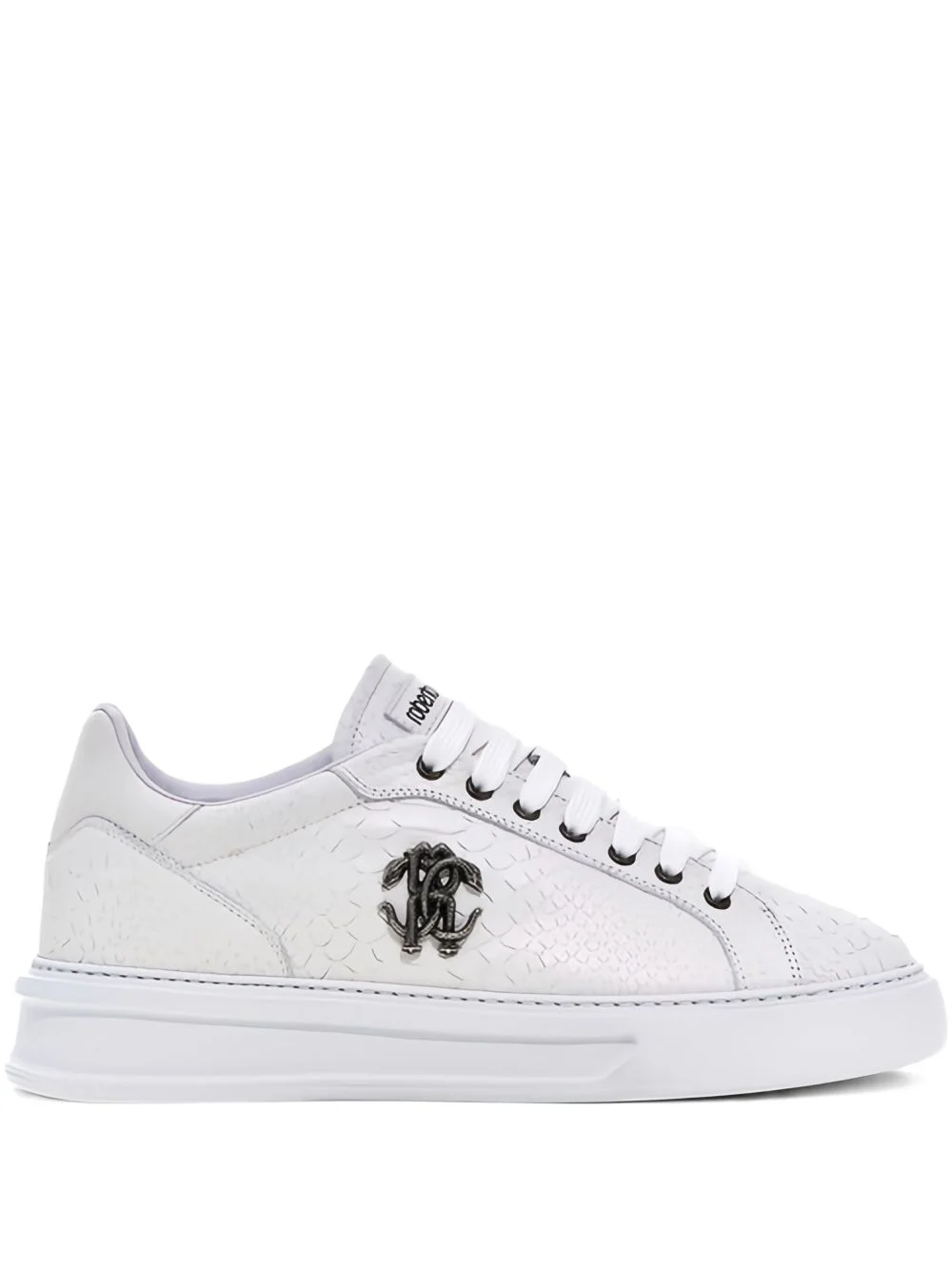 logo-plaque low-top sneakers - 1
