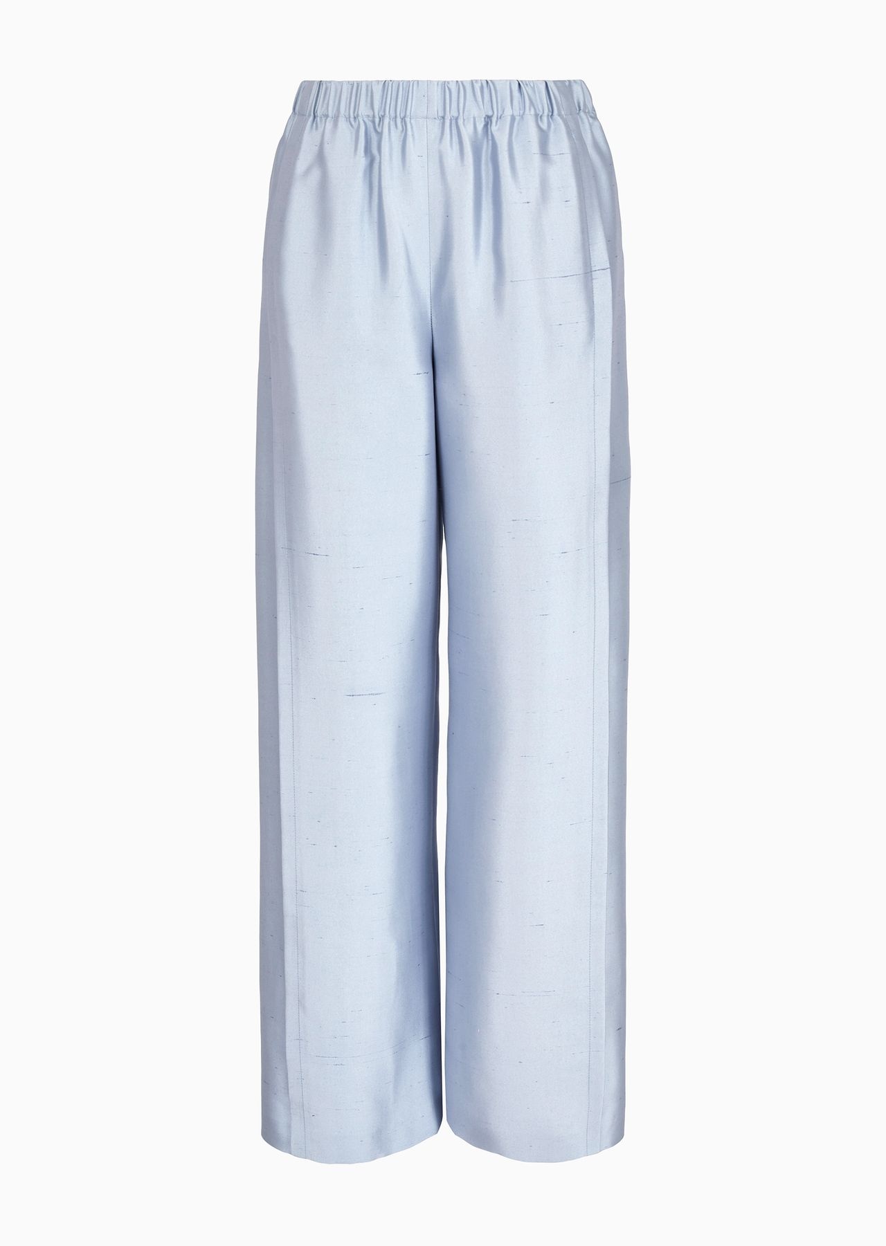 Wide-cut, silk-shantung trousers - 1