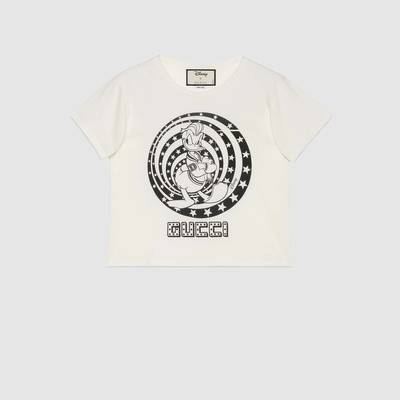 GUCCI Disney x Gucci Donald Duck cotton T-shirt outlook