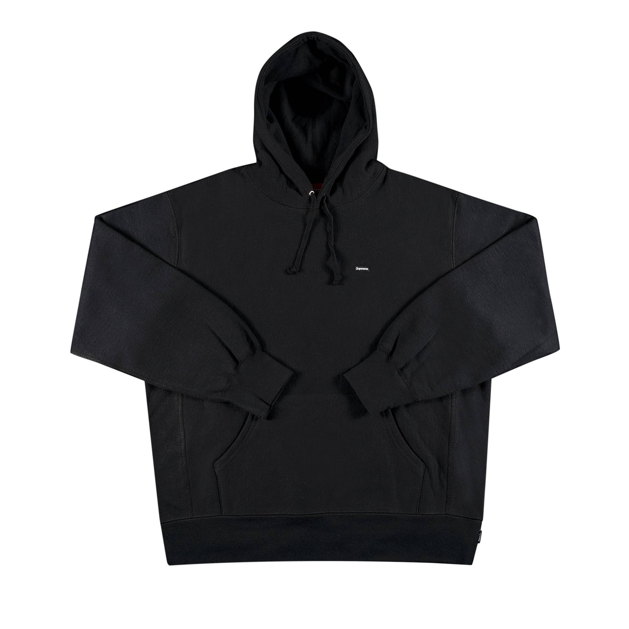 Supreme Small Box Hooded Sweatshirt 'Black' - 1