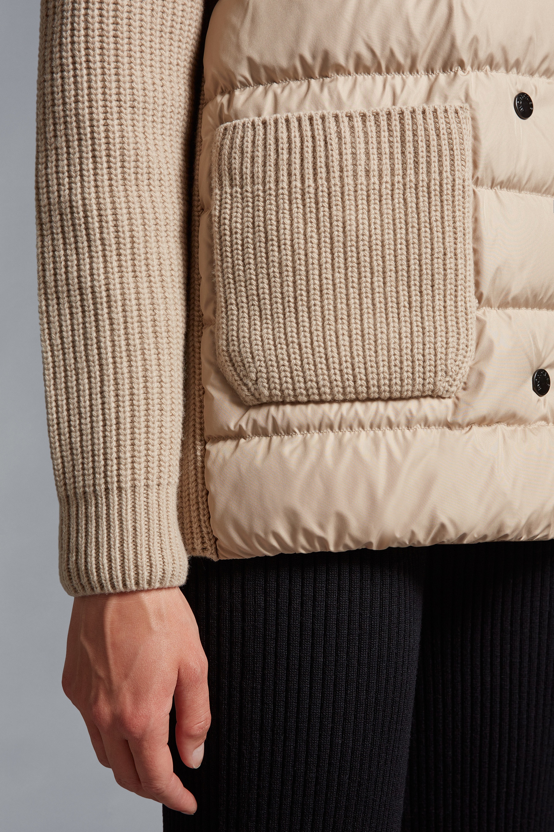 Padded Wool Cardigan - 6