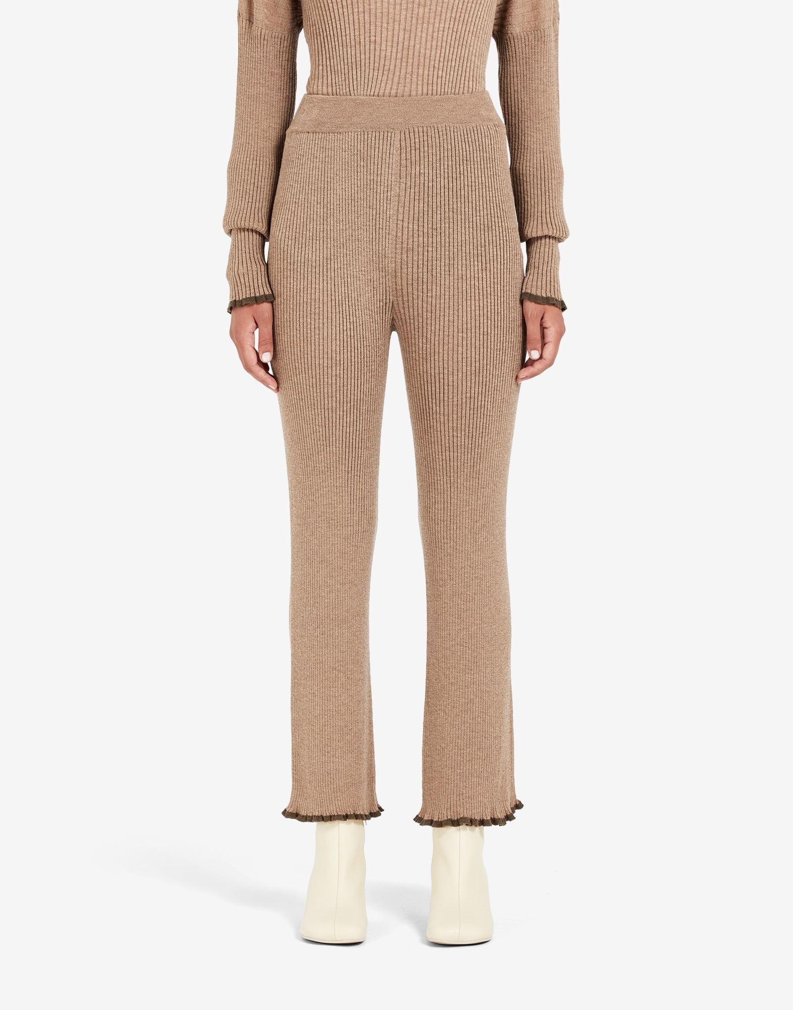 Ribbed knit trousers - 5