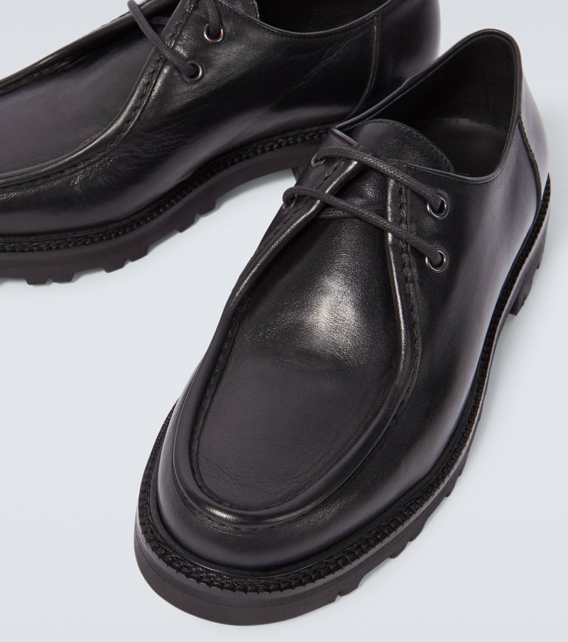 University leather loafers 3