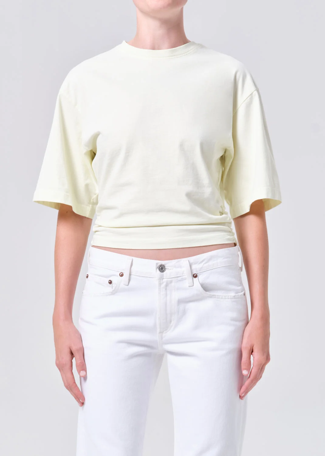 SHARI TEE IN LEMON DROP - 1