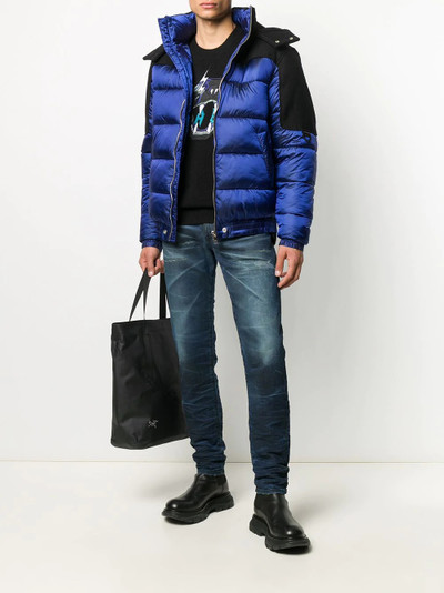 Diesel padded zip-up jacket outlook