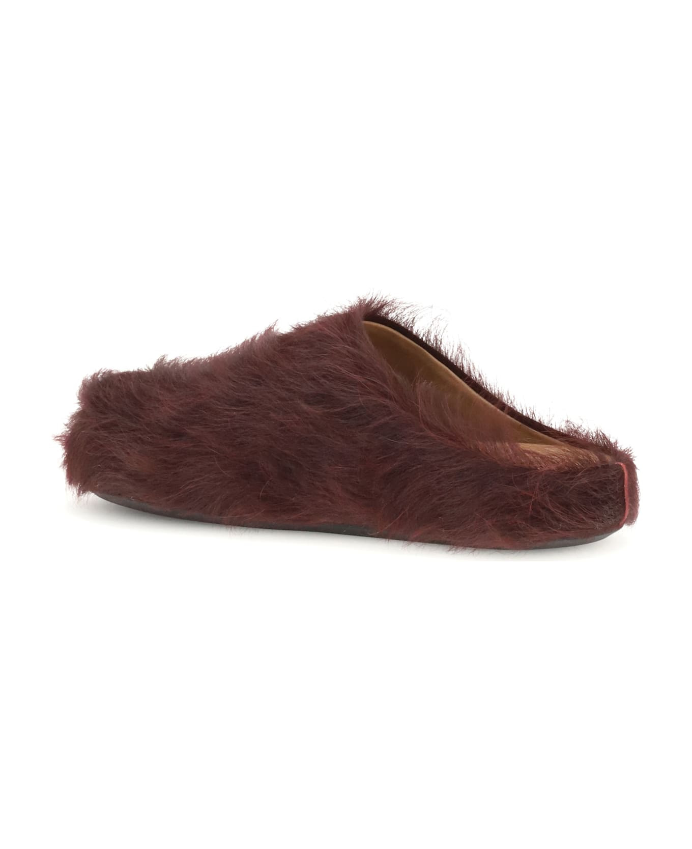 Long-haired Calfskin Fussbett Mules - 3