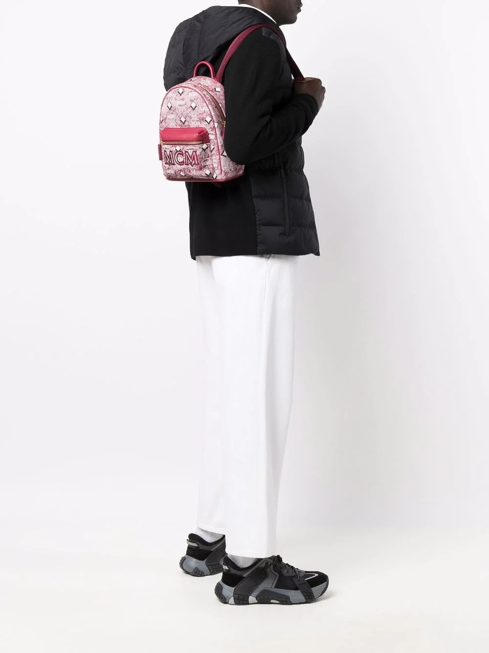 jacquard-logo backpack - 2