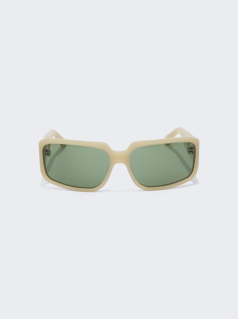 Classic Sunglasses Yellow Silver And Green - 1