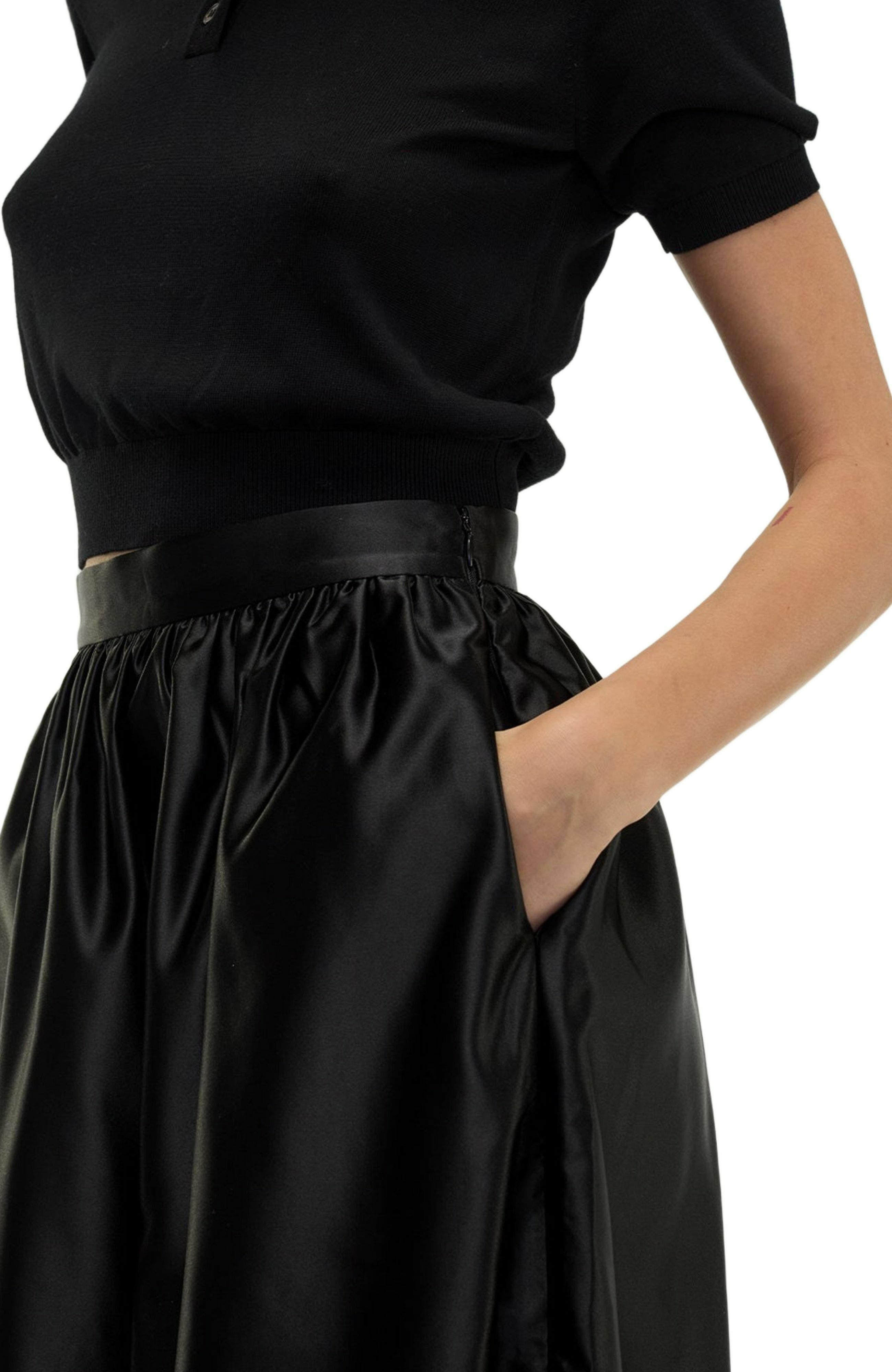 Cynthia Rowley Belle Maxi Skirt in Black at Nordstrom - 6