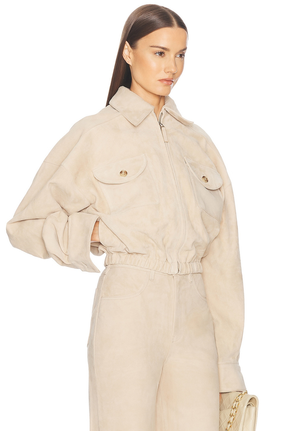 Suede Bomber Jacket - 2