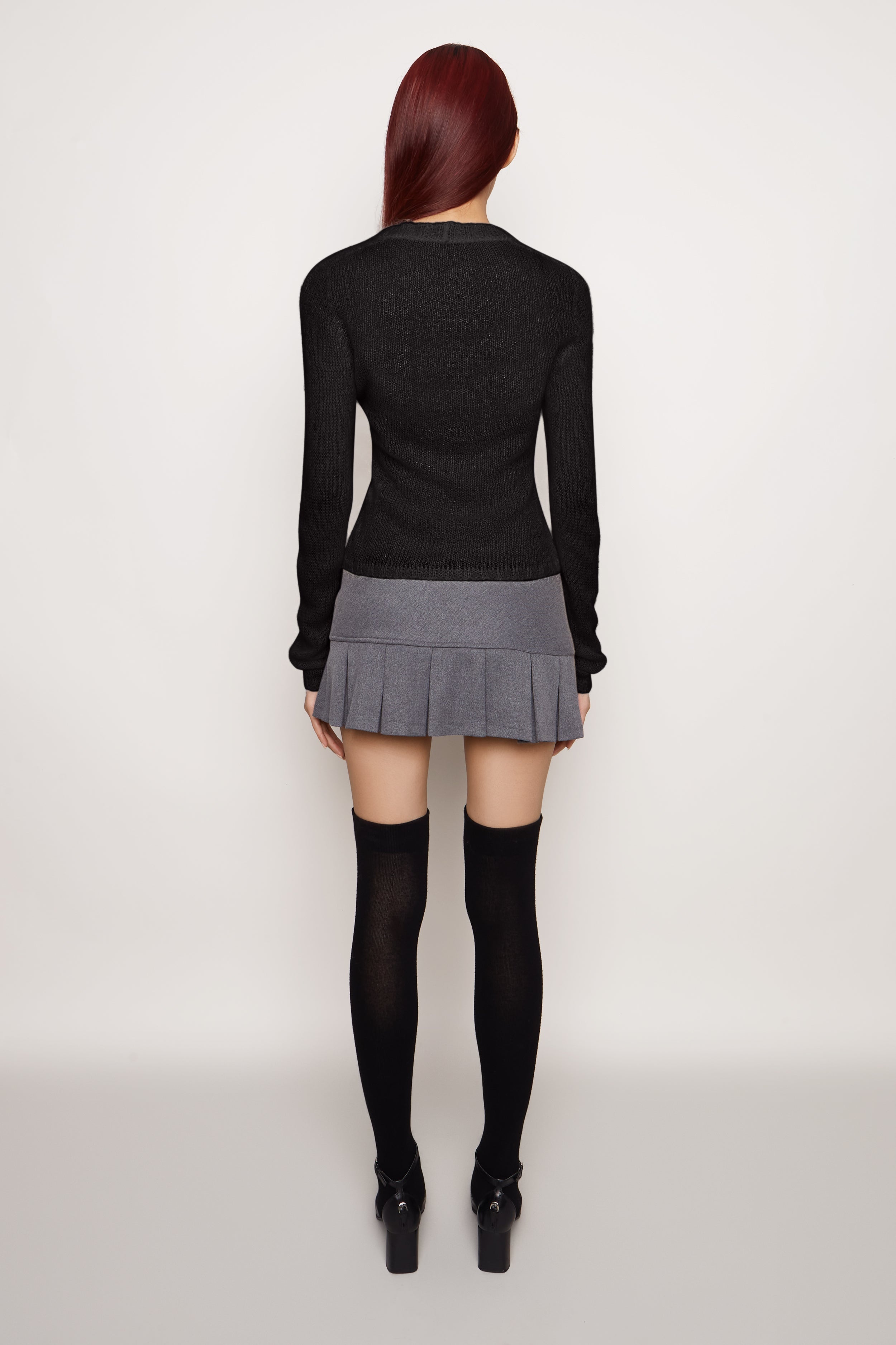 FULL LENGTH MOHAIR CARDIGAN - 6