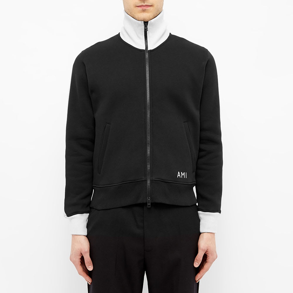 AMI Zip Through Wool Track Jacket - 4