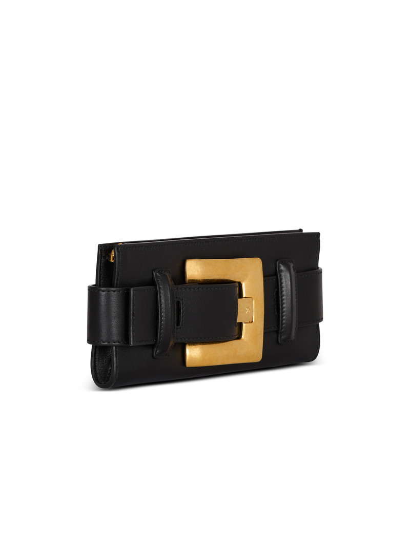 Anthem calfskin leather clutch 3
