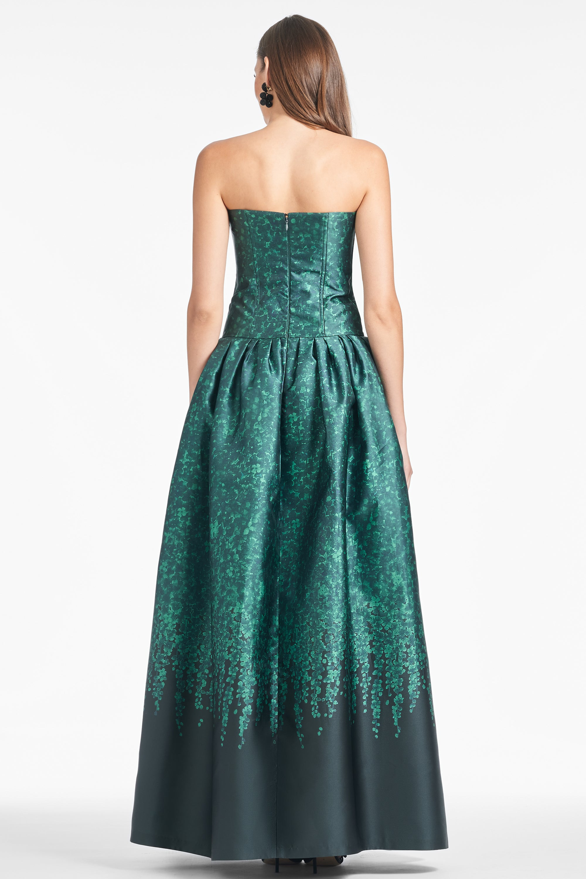 Georgina Gown - Emerald Wisteria - 3