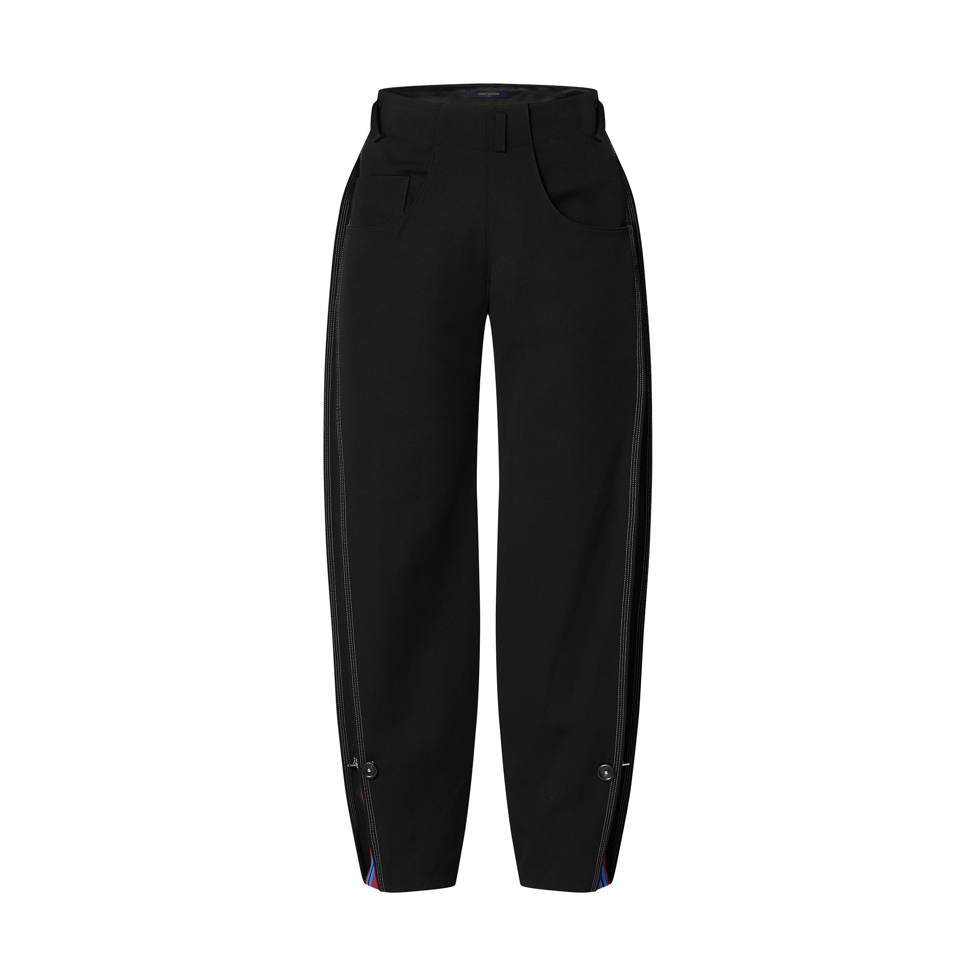 Graphic Insert Suit Pants - 1
