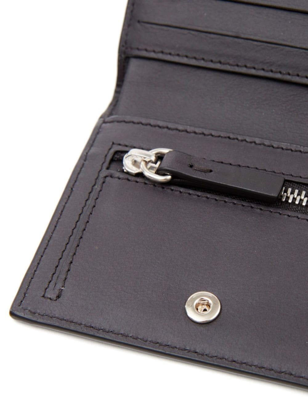 bifold wallet with numeric logo - 4