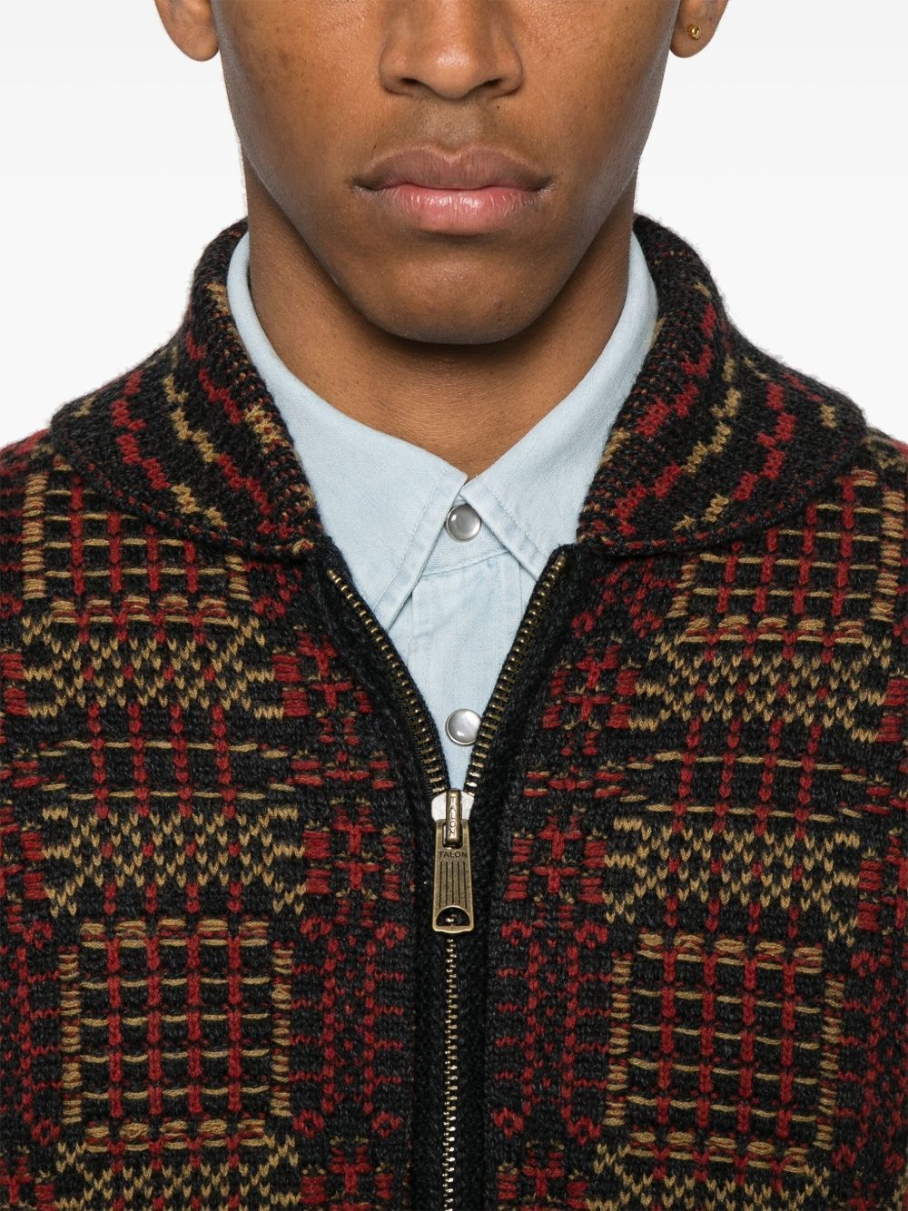 jacquard cardigan - 5