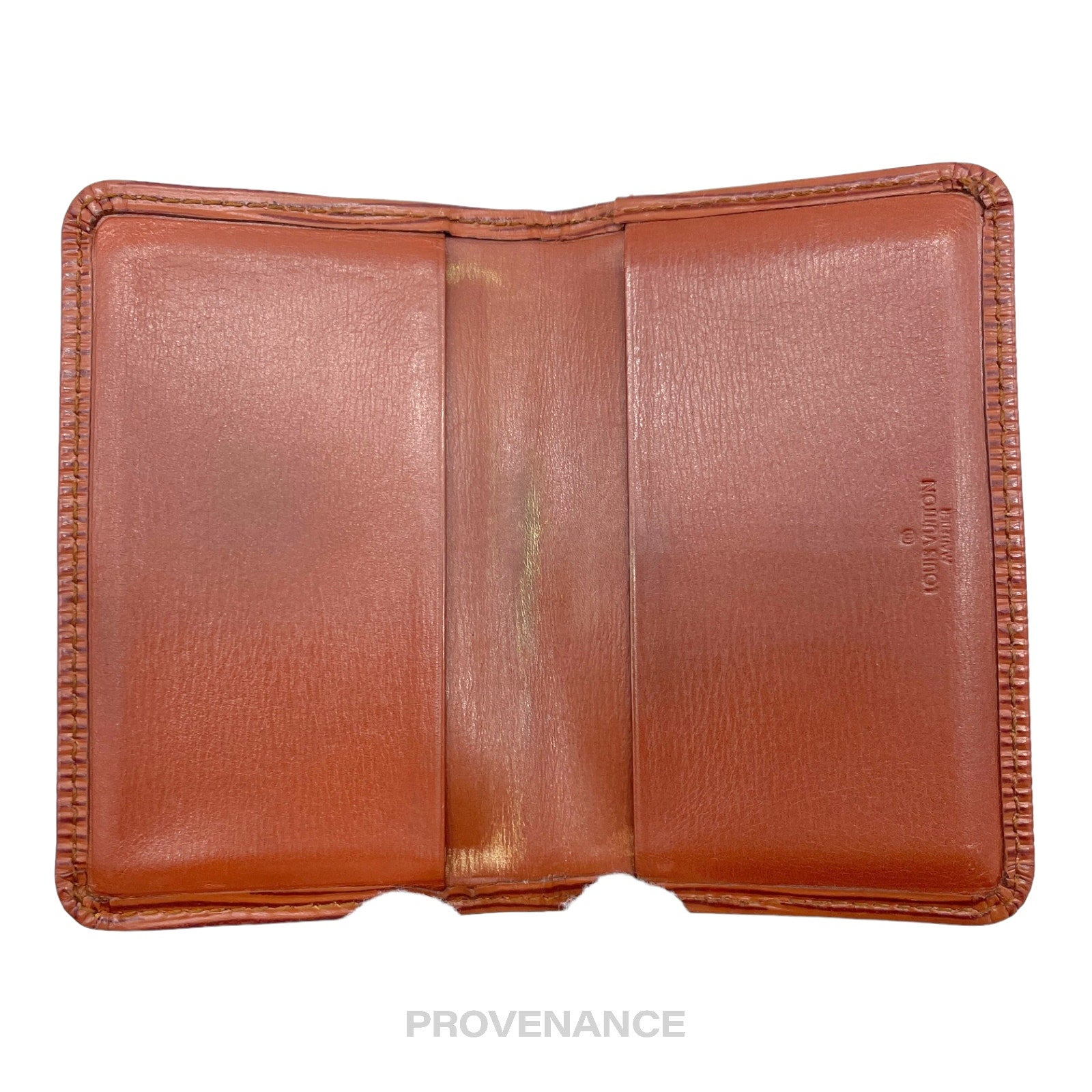 Louis Vuitton Pocket Organizer Wallet - Fawn Epi Leather - 7