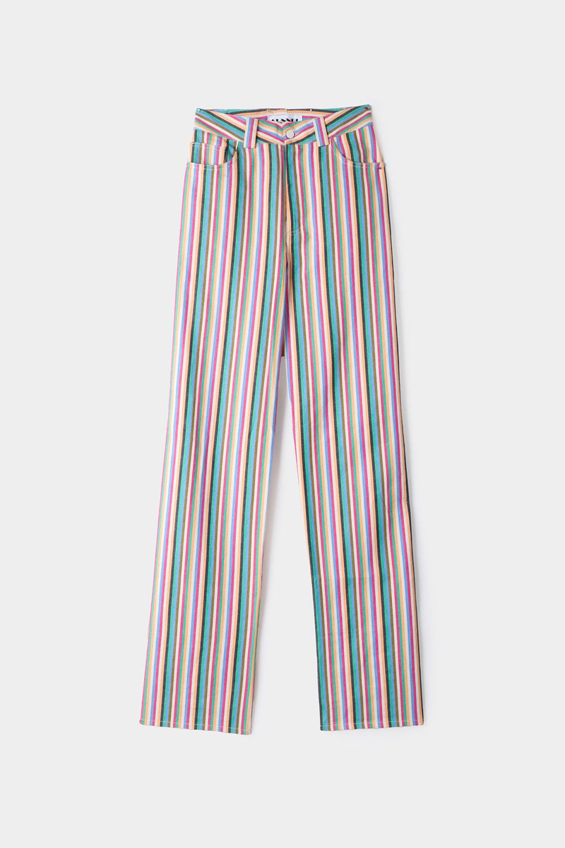 SUNNEI BELLIDENTRO PANTS / denim / multicolor outlook