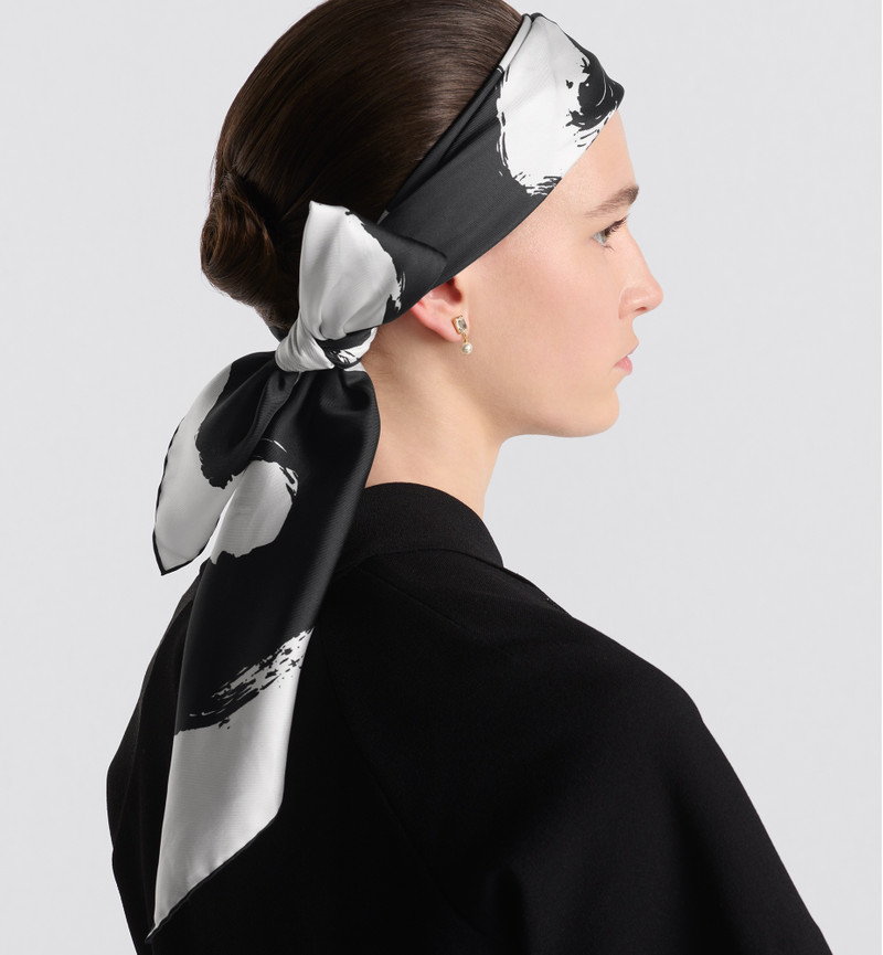 Dior Miss Dior Graffiti 90 Square Scarf outlook