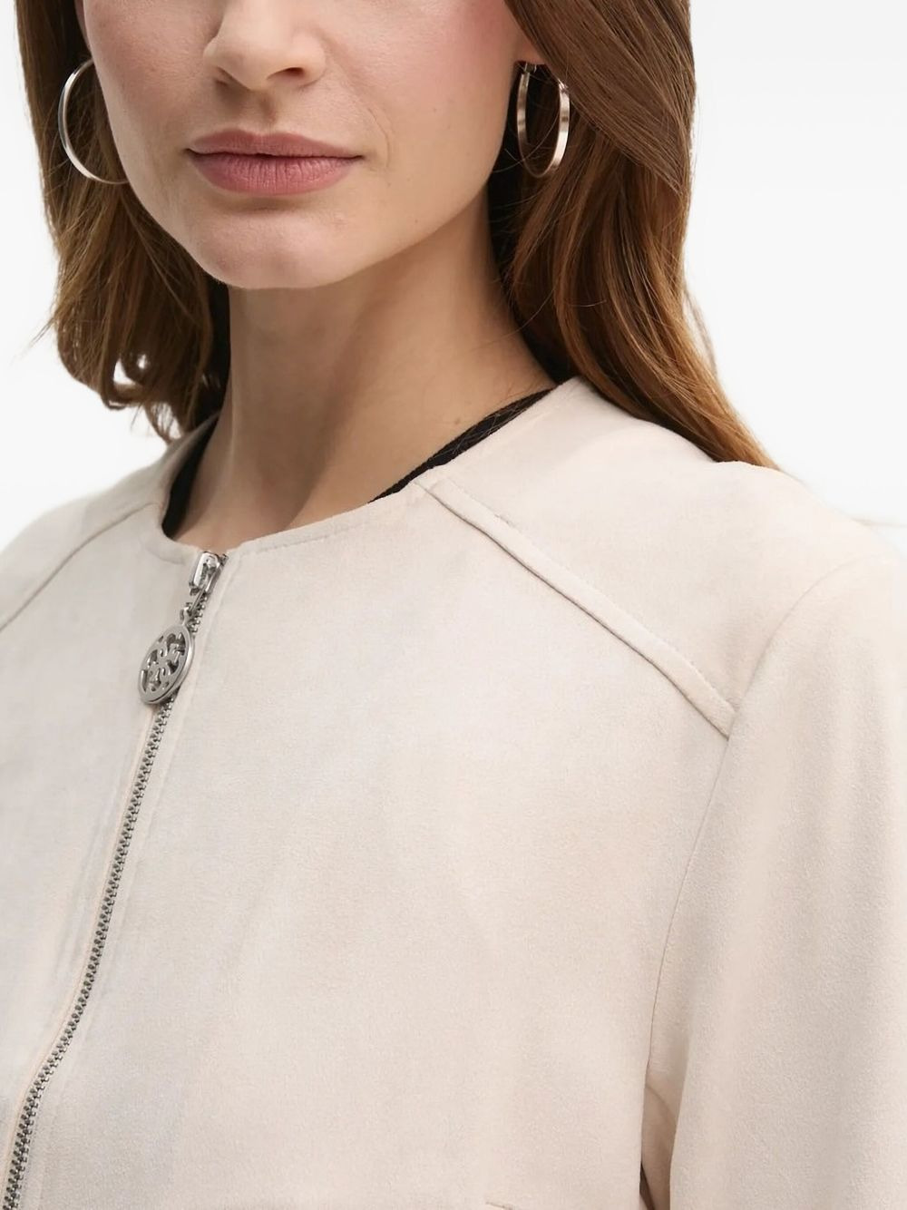 zip-up fitted jacket - 3