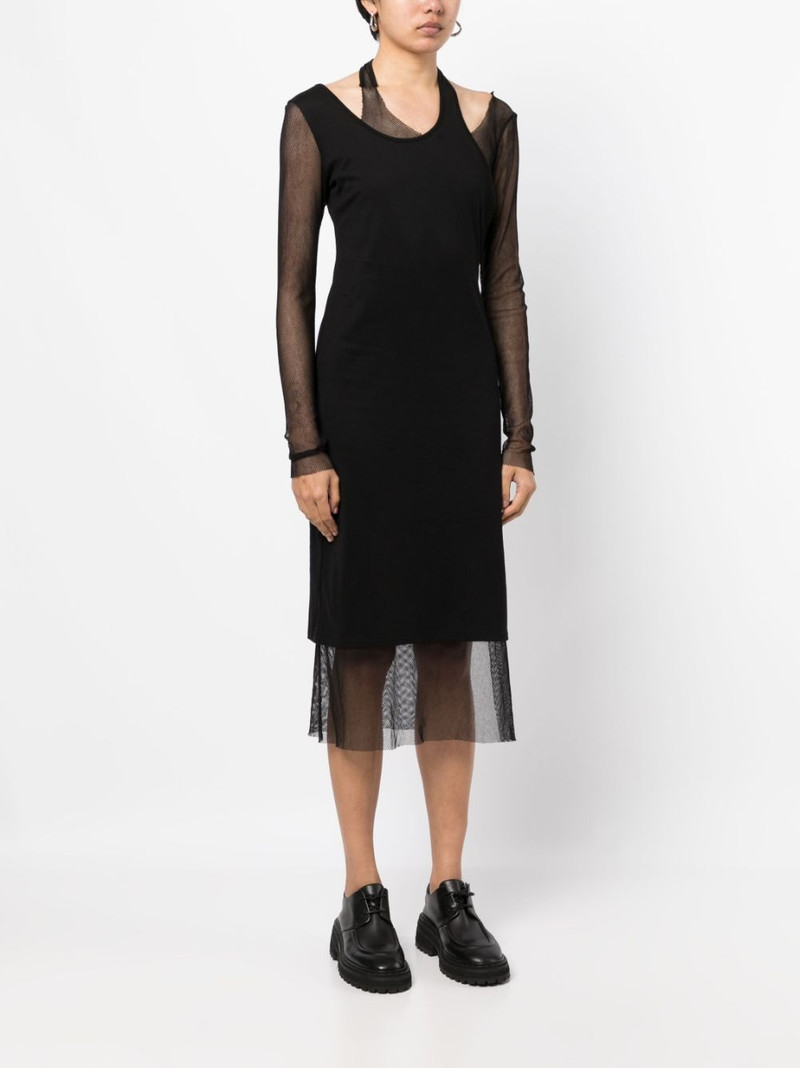 layered-effect midi dress 3