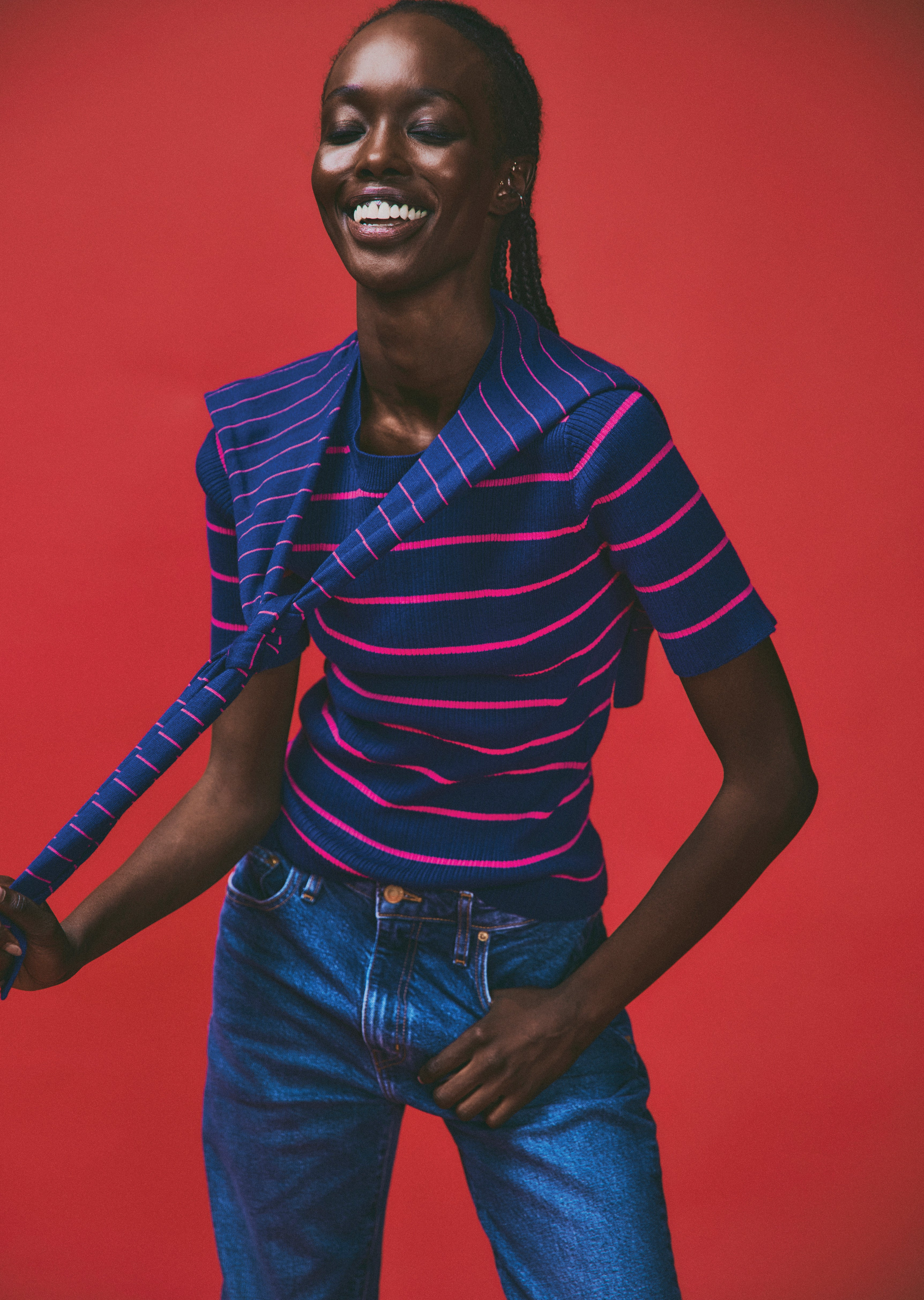 TWAIN COTTON CASHMERE SHORT SLEEVE PRE - 2