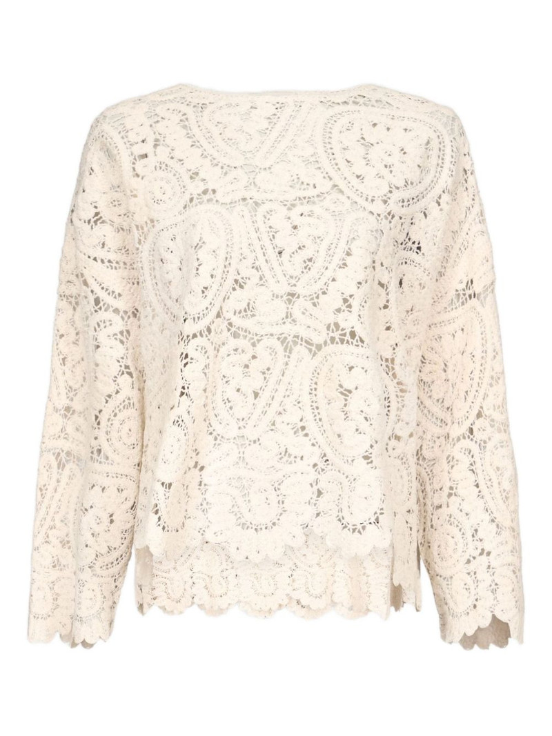AROLD crochet lace sweater 1