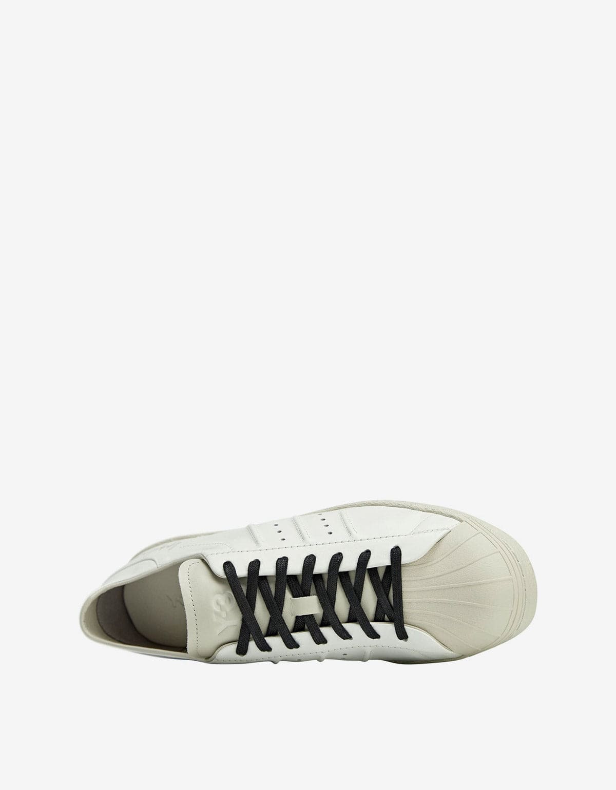 Y-3 White Superstar Trainers - 8